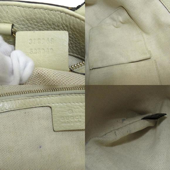 GUCCI 338965 Bamboo Handbag Leather Ladies - Picture 7 of 10